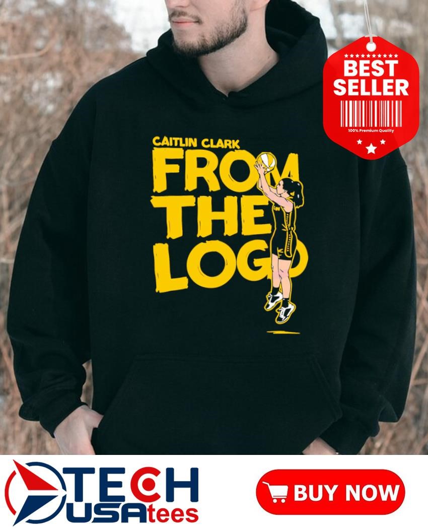 Caitlin Clark from the logo art hoddie
