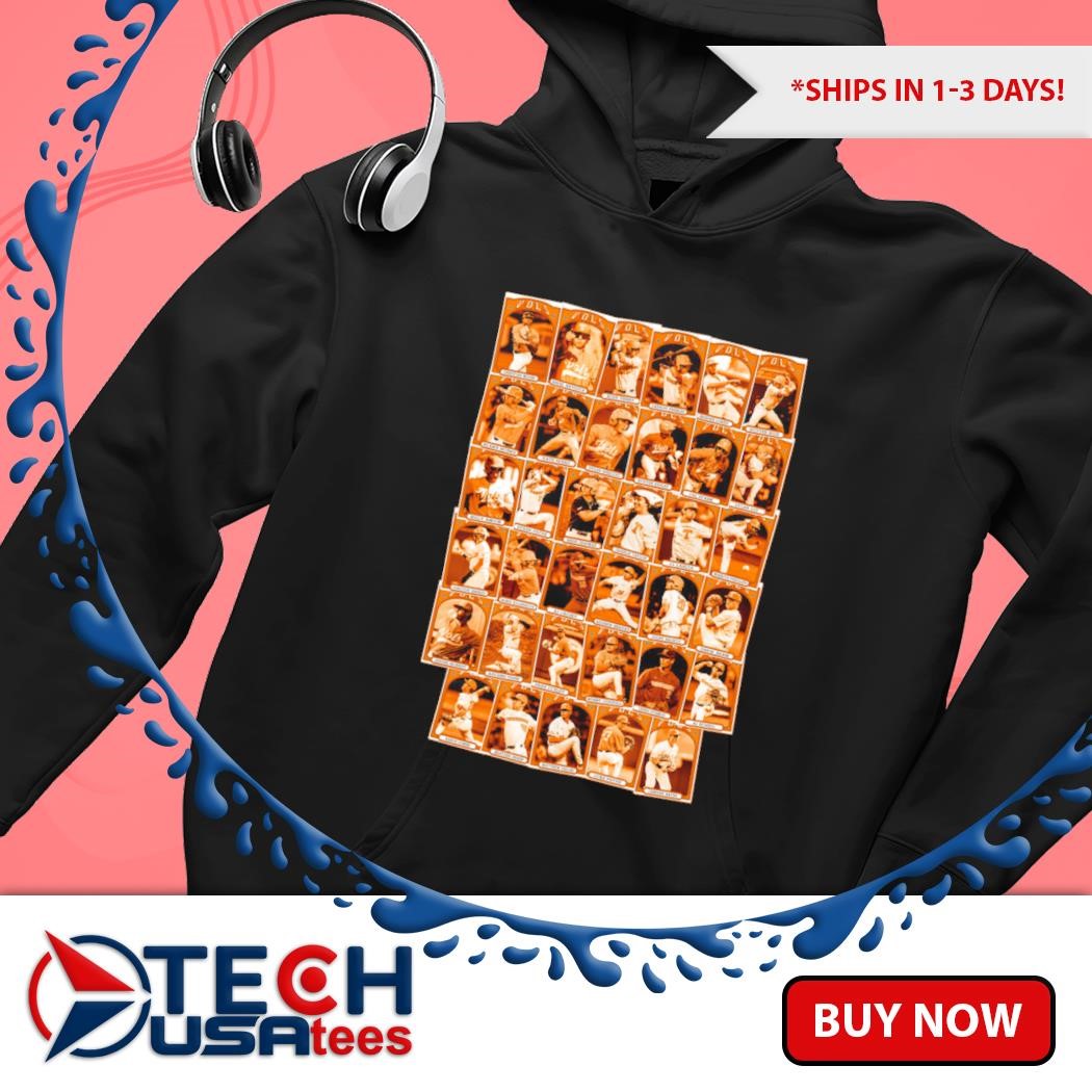 Tennessee Volunteers 2024 MLB Baseball players retro hoodie