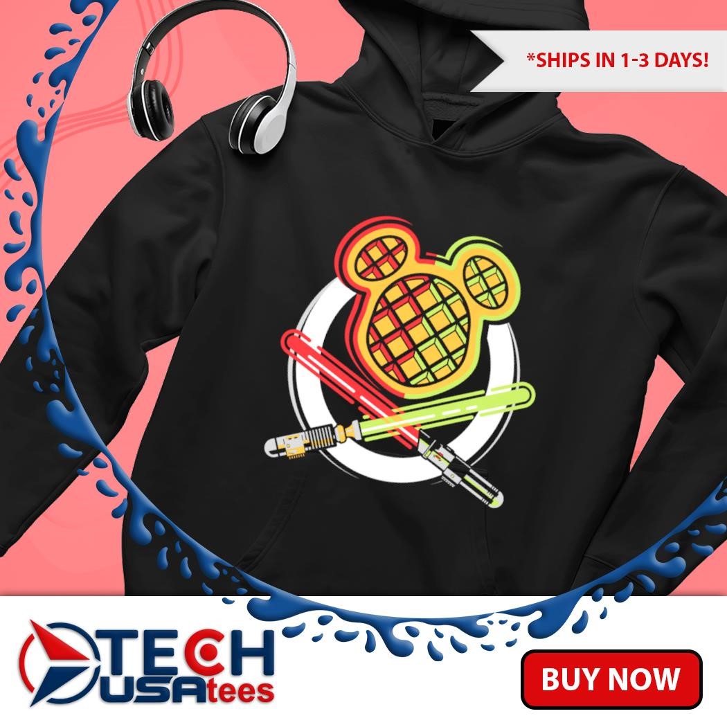 Waffle lightsaber crossbones hoodie