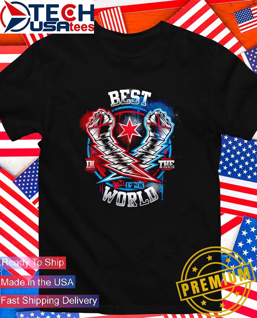 WWE 2024 CM Punk wearing Best in The World logo shirt WWE 2024 CM Punk wearing Best in The World logo shirt