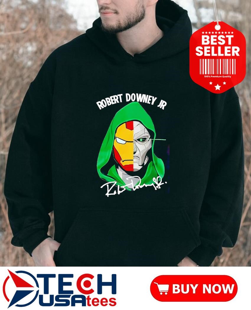 Marvel Robert Downey Jr. Doctor Doom X Iron Man signature