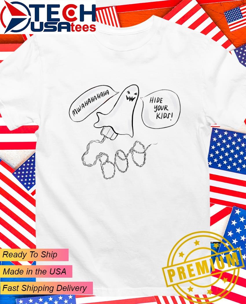 Tampon Boo mwahahaha hide your kids Harris Walz shirt