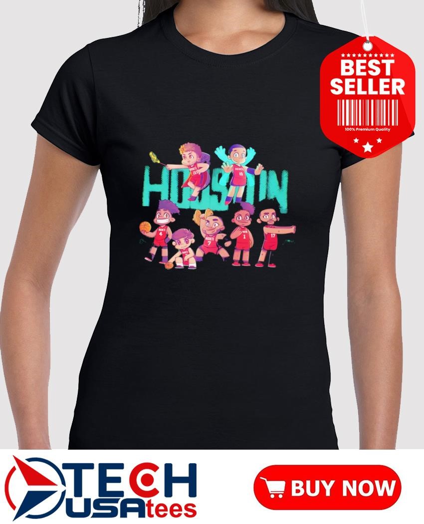 Houston Rockets Team Rocket cartoon shirt, hoodie, sweater, long sleeve ...