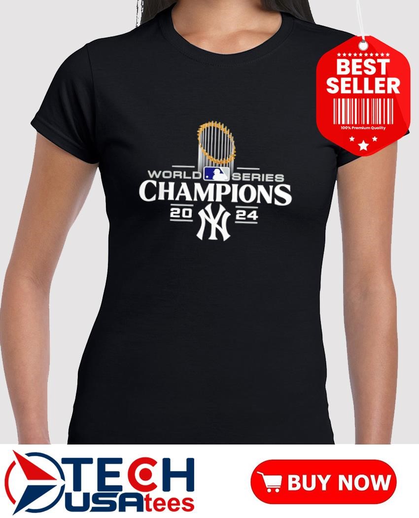 New York Yankees 2024 World Series Champions Trophy logo