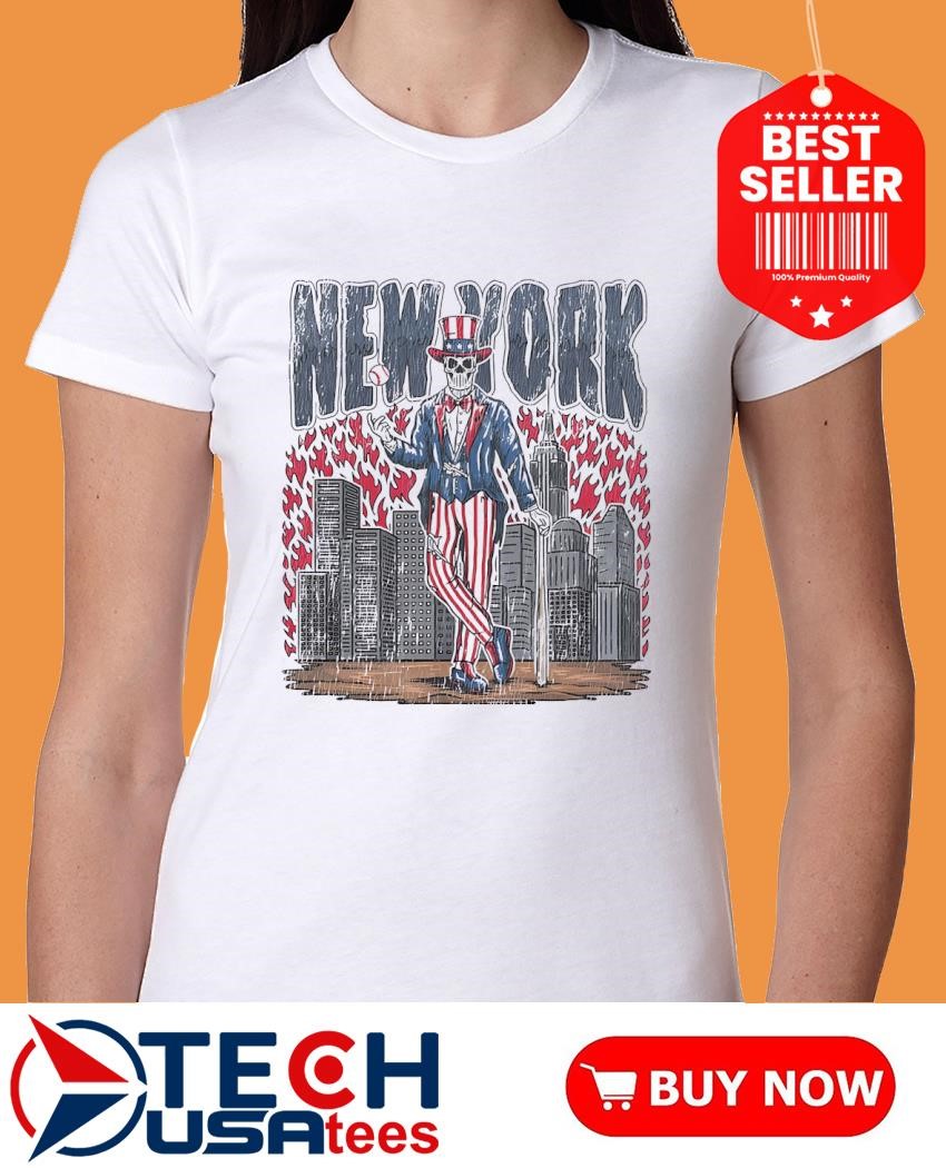■New Era■ MLB New York Yankees Uncle Sam T-Shirt Evening B MLB Uncle Sam New York Yankees T-Shirt | New Era Cap UK