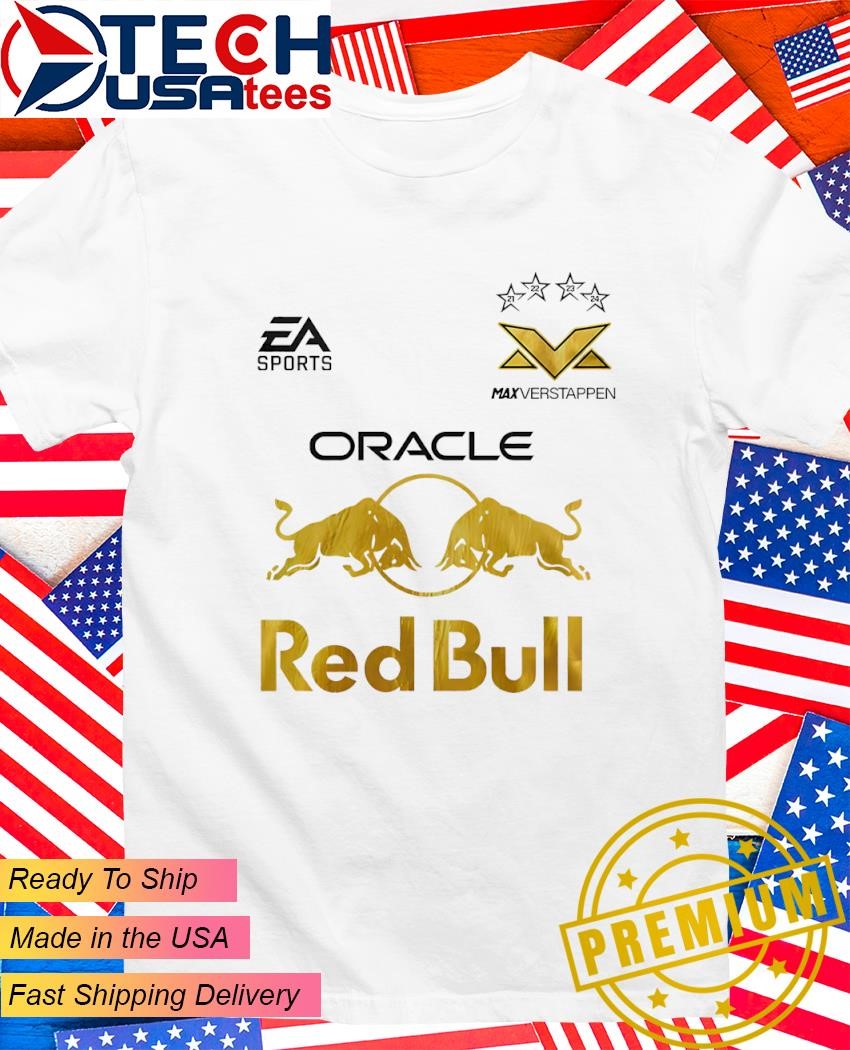 RED BULL Infiniti チーム ４年ワールドチャンピオン Tシャツ Red Bull Racing 4th World Championship of Max Verstappen