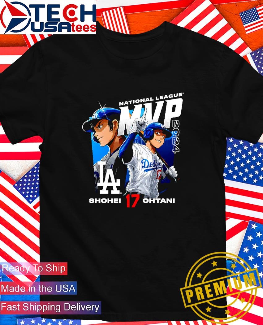 Shohei Ohtani MVP 2024 Tシャツ Shohei Ohtani Los Angeles Dodgers 2024 National League MVP