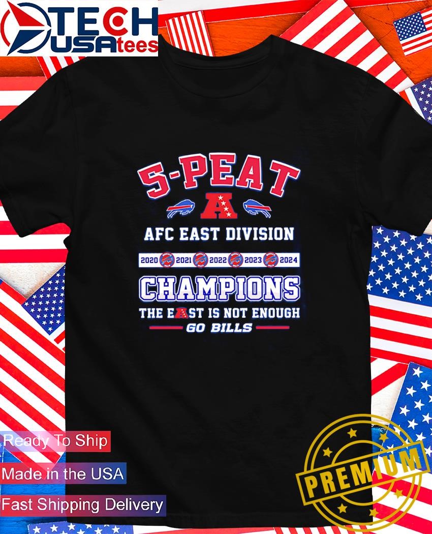 2023 Bills Division Champs Shirt 5-peat AFC East Division