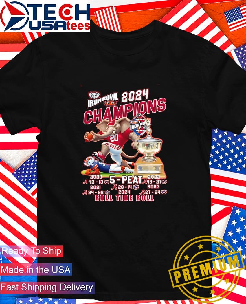 Bowl Champions Iron Bowl 2021 T Shirts Alabama Crimson Tide Roll