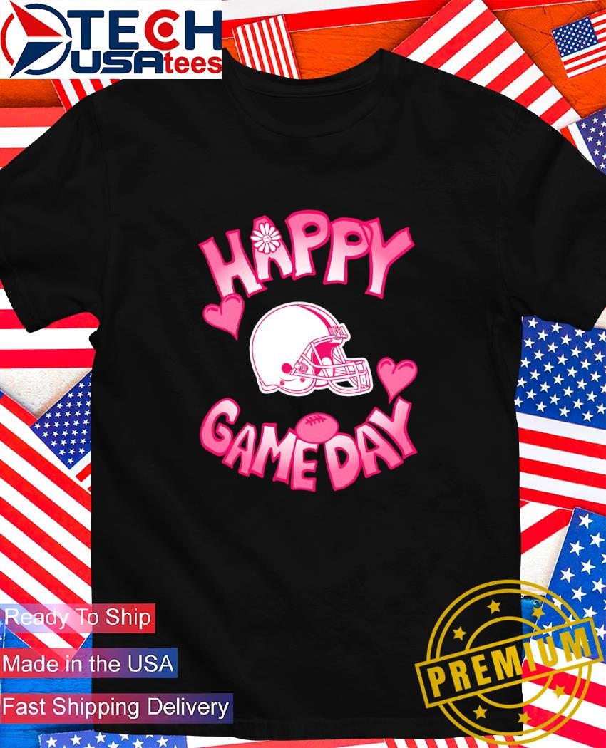 Happy Gameday Cleveland Browns Valentines Day T-Shirt