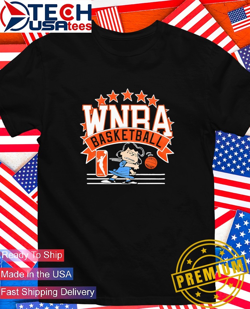 ◆NBCU◆ Peanuts Lucy X WNBA Basketball shirt, hoodie, sweater, long