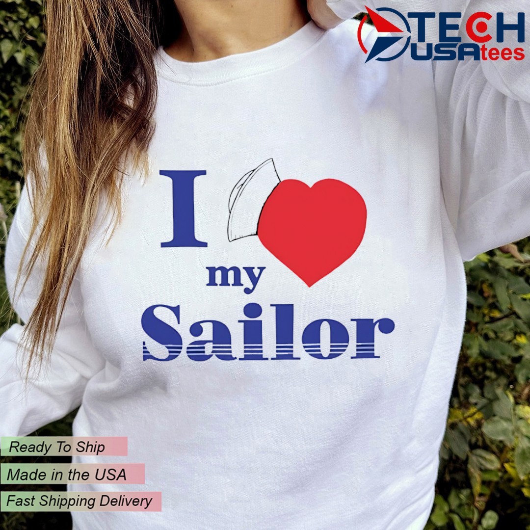 【NOAH】 ★ I LOVE MY SAILOR TEE ★ WHITE Noah White 'I Love My Sailor' T-shirt | REVERSIBLE
