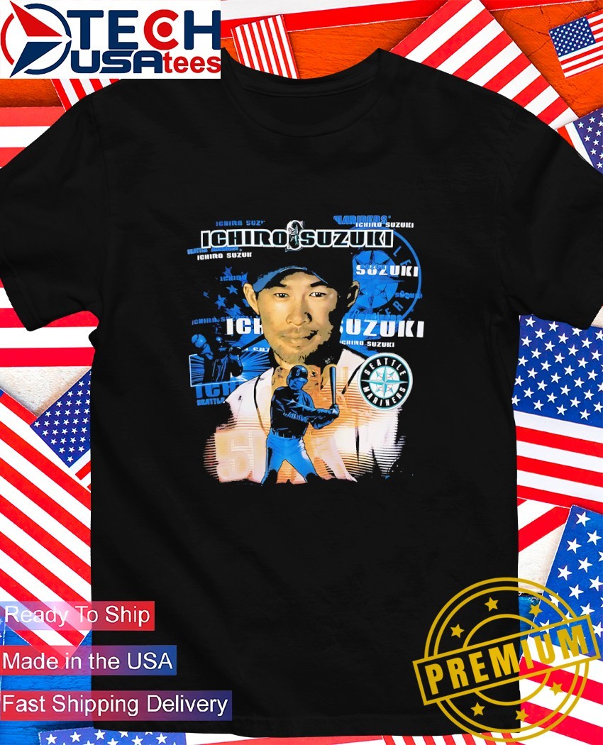 Seattle Mariners Ichiro Tシャツ L　新品未開封 Ichiro Suzuki Seattle Mariners Baseball Retro shirt, hoodie