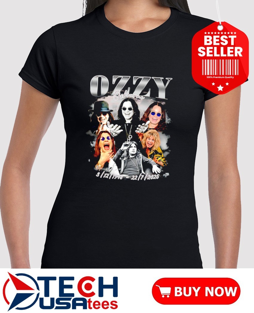 Ozzy Osbourne 1948-2025 graphic shirt, hoodie, sweater, long