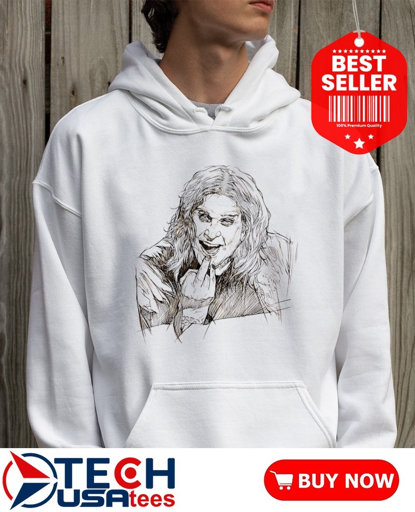 Ozzy Osbourne 1948–2025 middle finger art shirt, hoodie