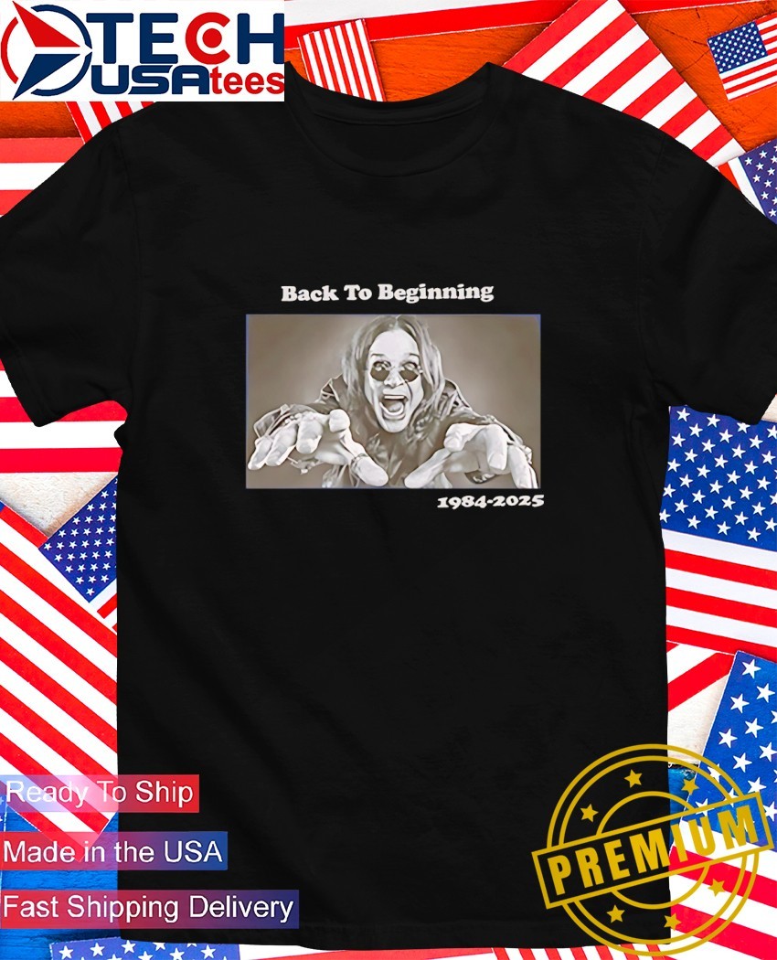 あなた　 Ozzy Osbourne back to beginning 1948-2025 shirt, hoodie