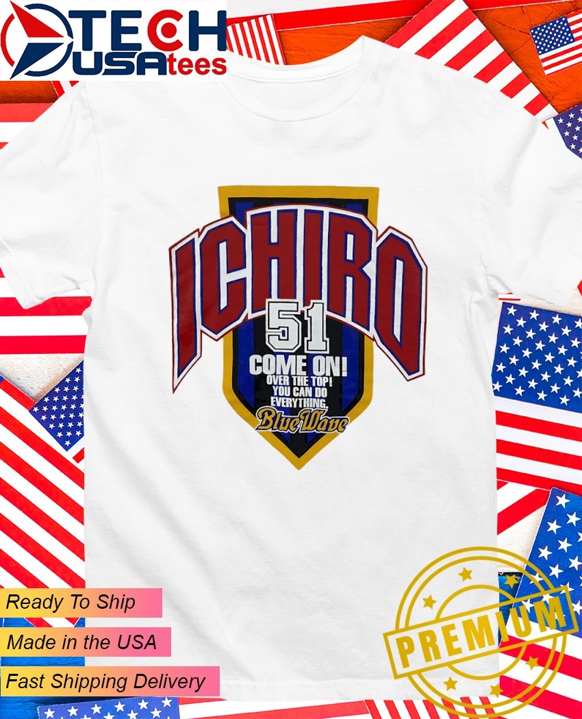 Seattle Mariners Ichiro Suzuki 51 come on over the top you