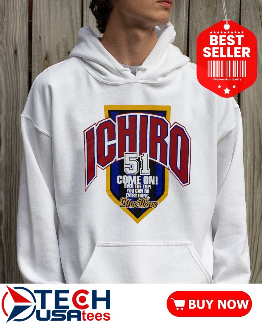 Blue wave イチロートレーナー Seattle Mariners Ichiro Suzuki 51 come on over the top you