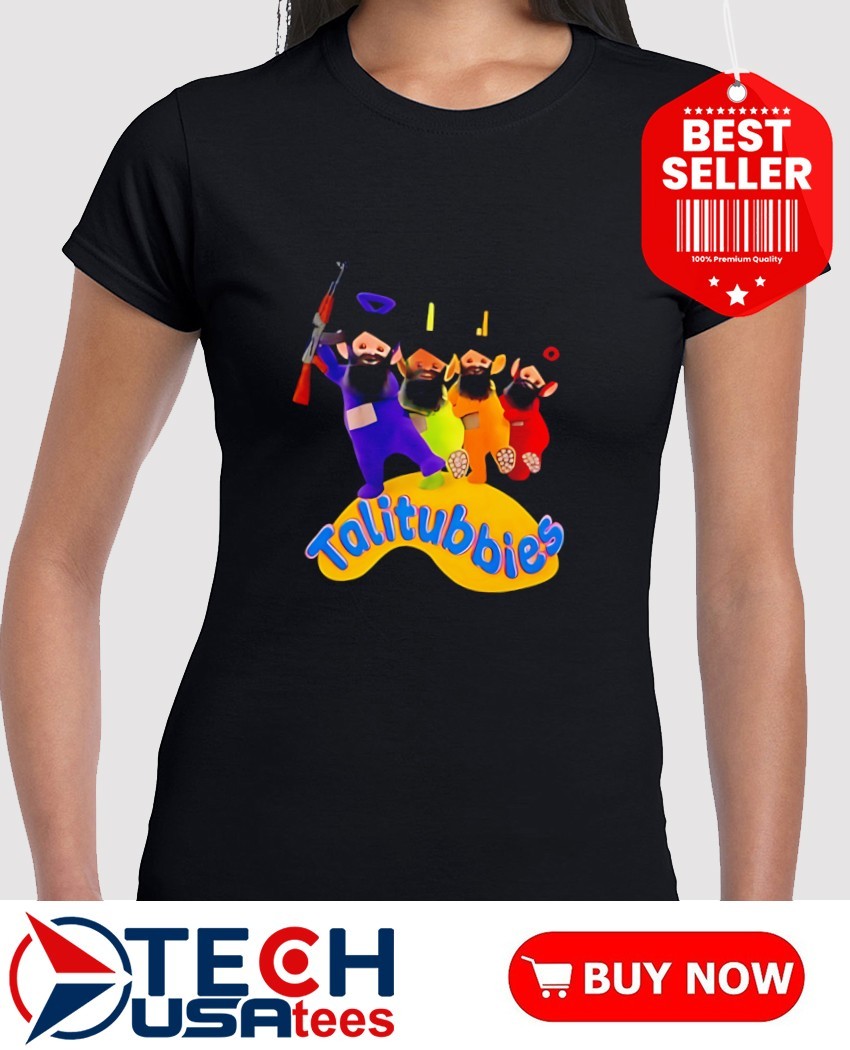 Tシャツ・カットソー LAUGHER Teletubbies Motion Toby T-Shirt Black TE30 Oversized Teletubbies Lala License T-shirt