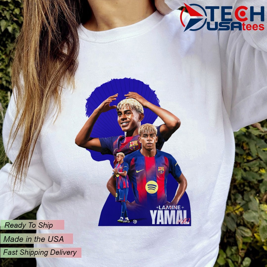 Lamine Yamal #10 Barcelona silhouette shirt, hoodie, sweater